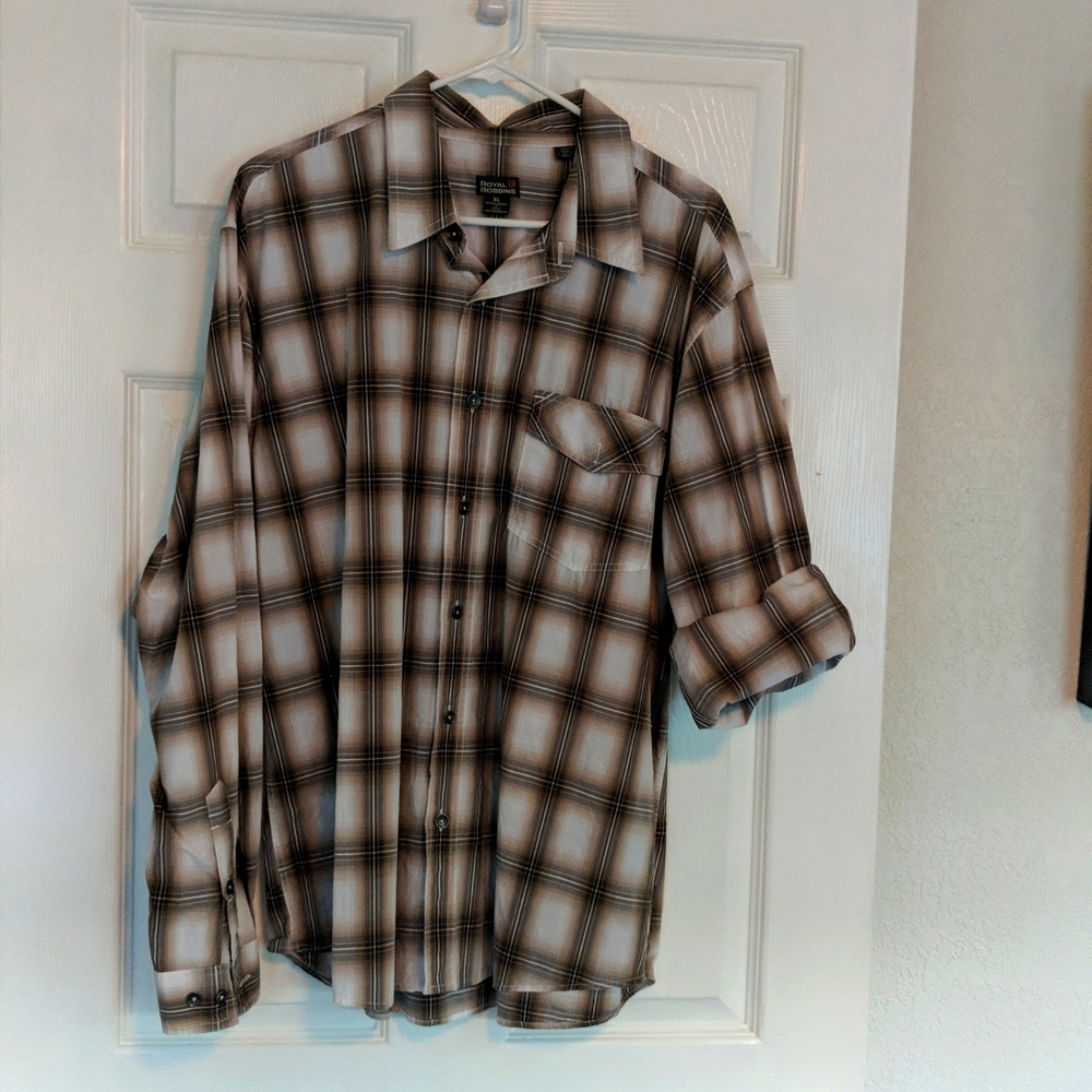 Royal Robbins XL, contemporary fit, long sleeve shirt